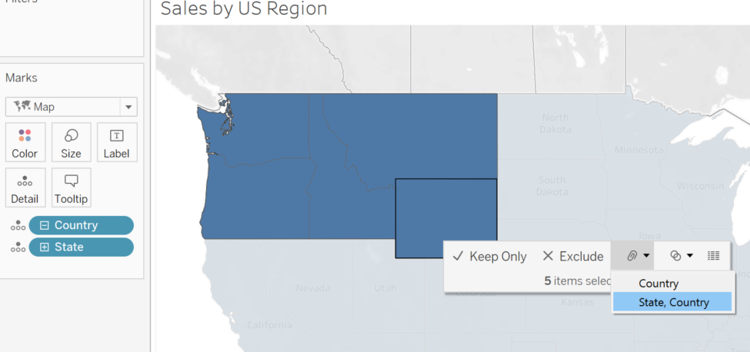 Tableau Visual Grouping