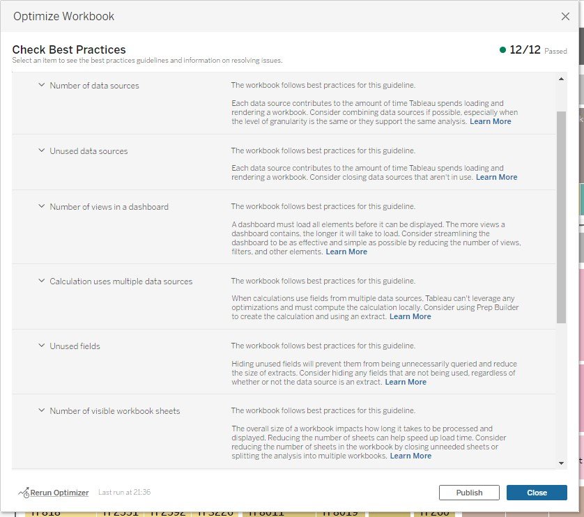 2022 Optimize Workbook 6 first on 12 Checks