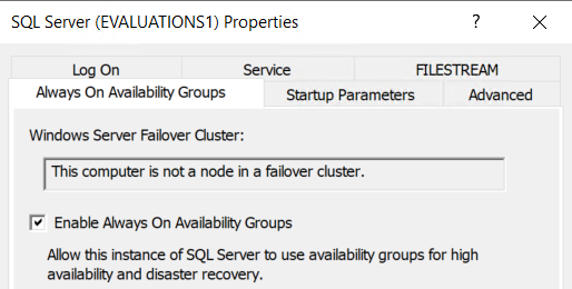 Enable AlwaysOn Feature on SQL Server