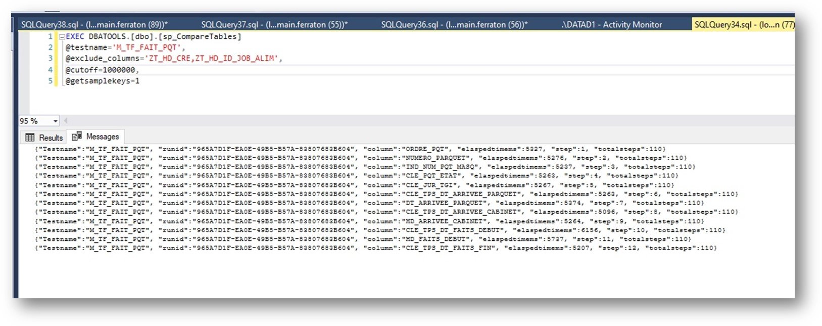 sp_CompareTables_Messages